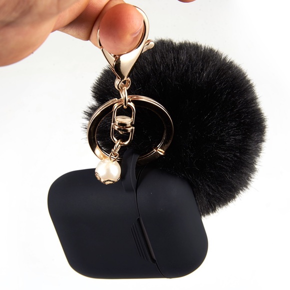 NEW Black Classy Case & Keychain for Airpods - Picture 3 of 6